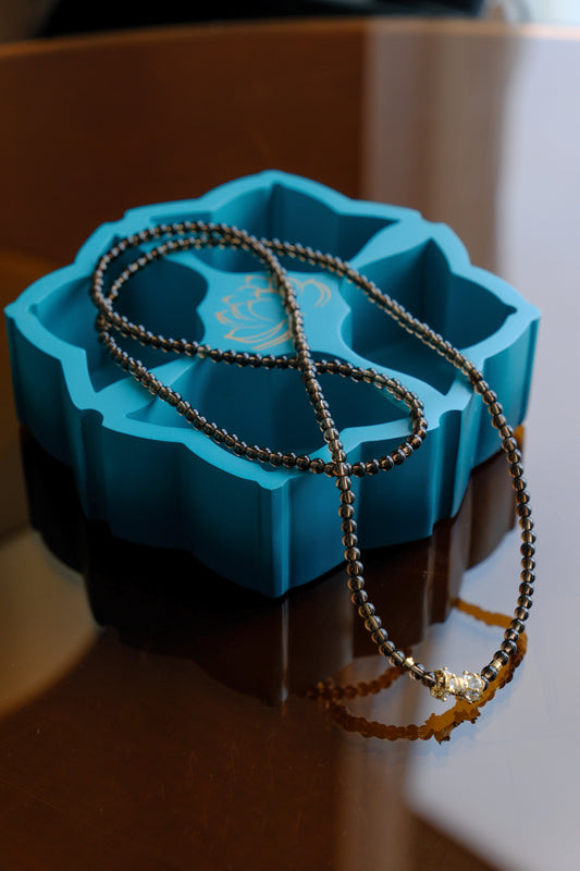 Smoky Quartz Bead Necklace/Bracelet